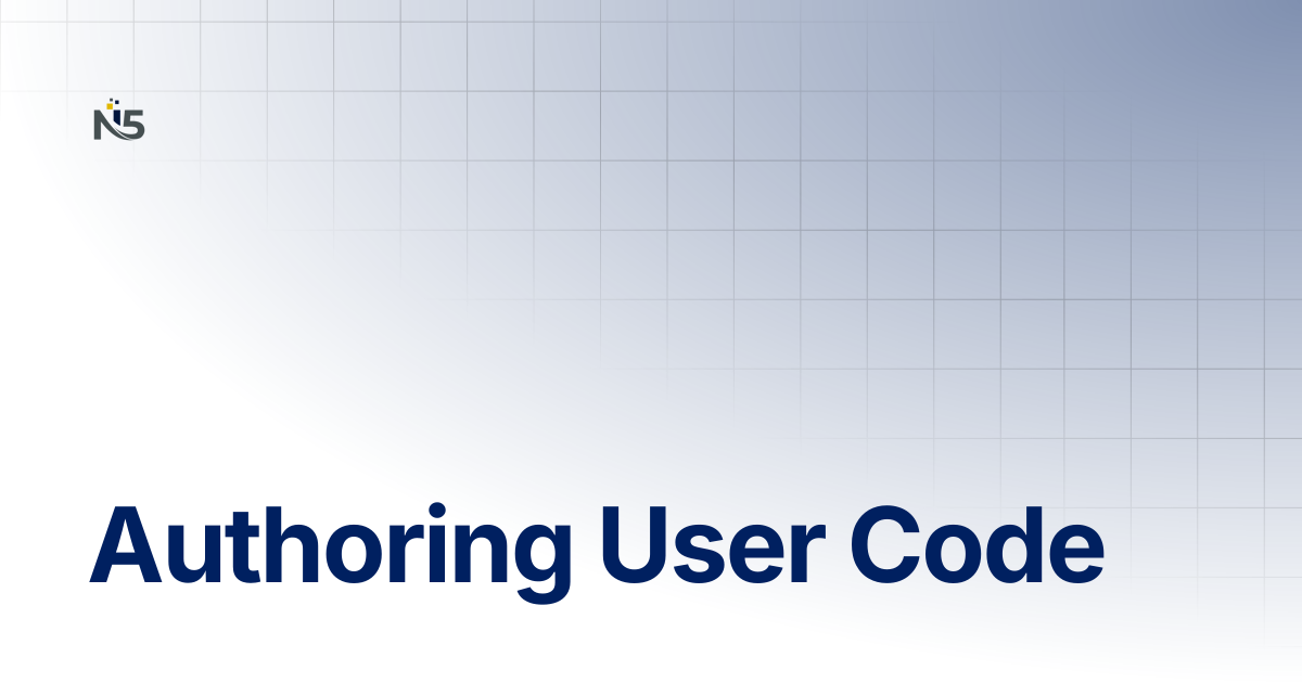 Authoring User Code | Rumi Documentation
