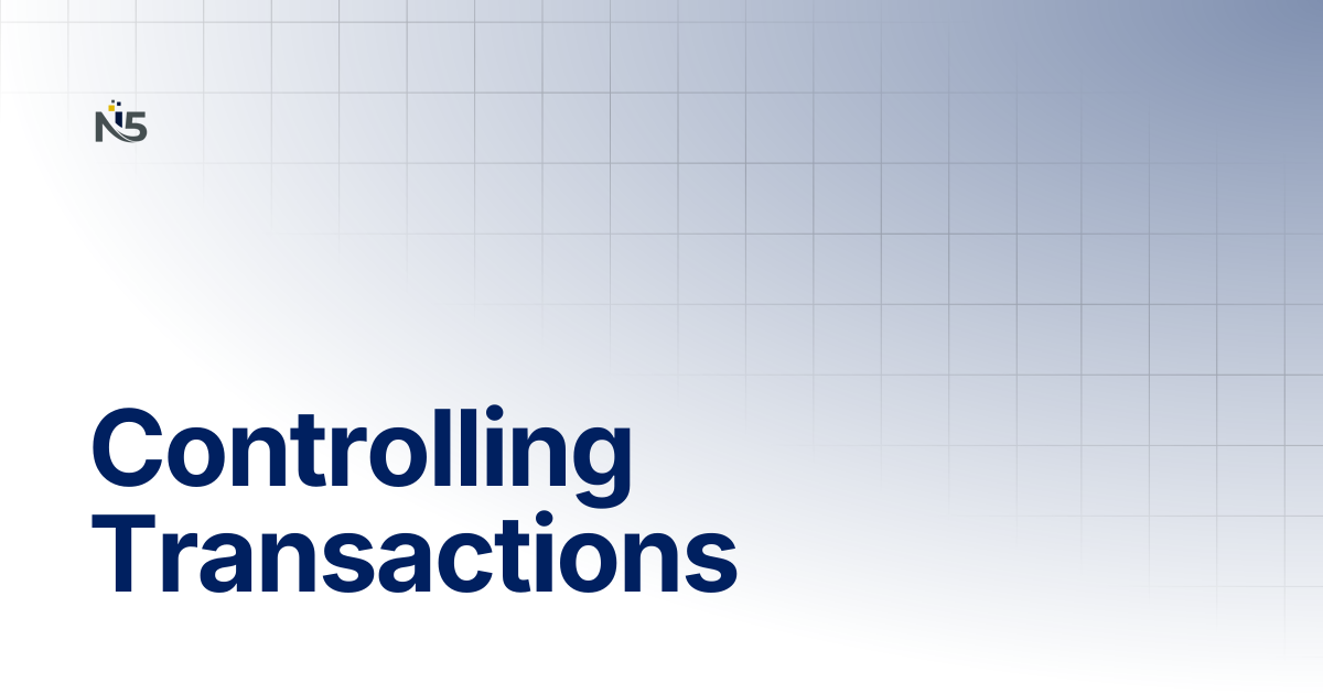 Controlling Transactions | Rumi Docs