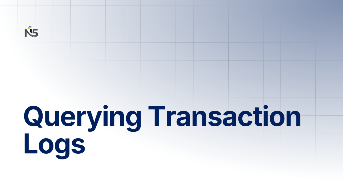 Querying Transaction Logs | Rumi Documentation